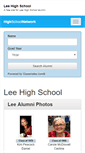 Mobile Screenshot of leehighschoolalumni.com